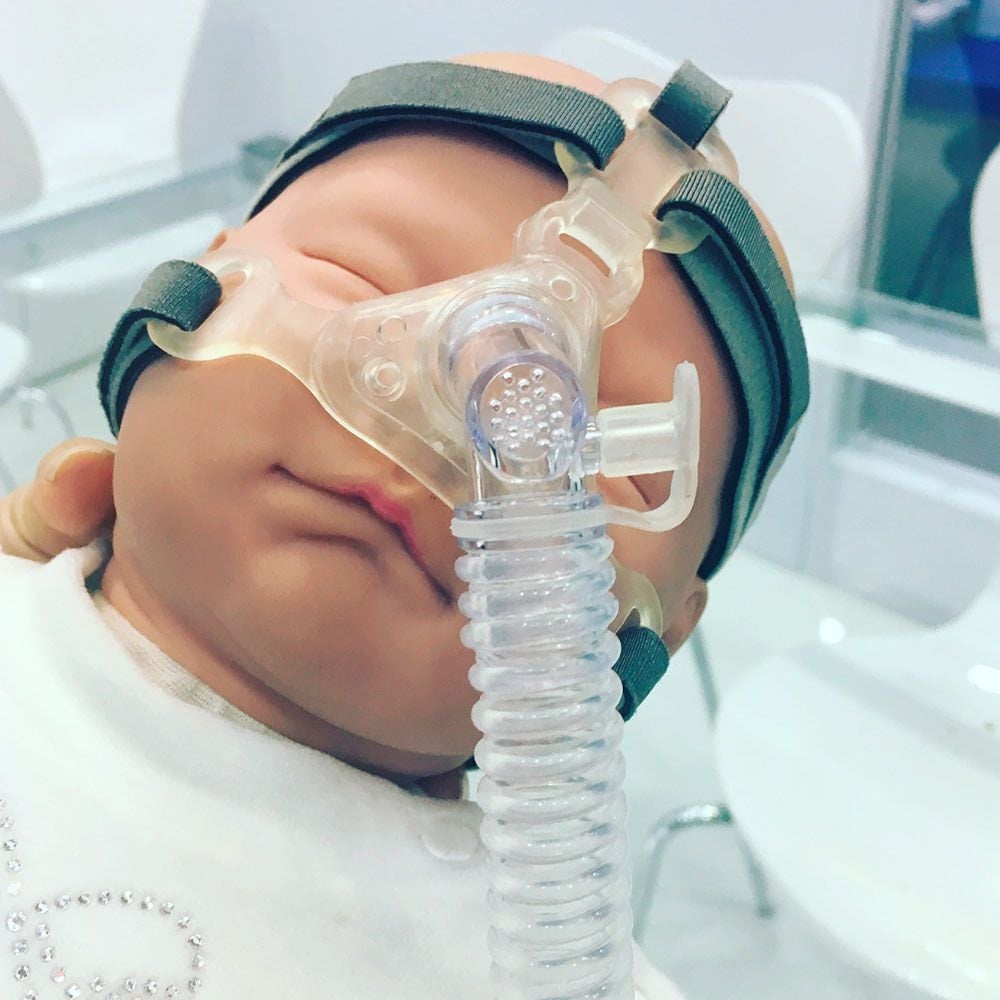 Máscara nasal Respireo Soft Baby (de 03 a 12 kg) - CPAPS