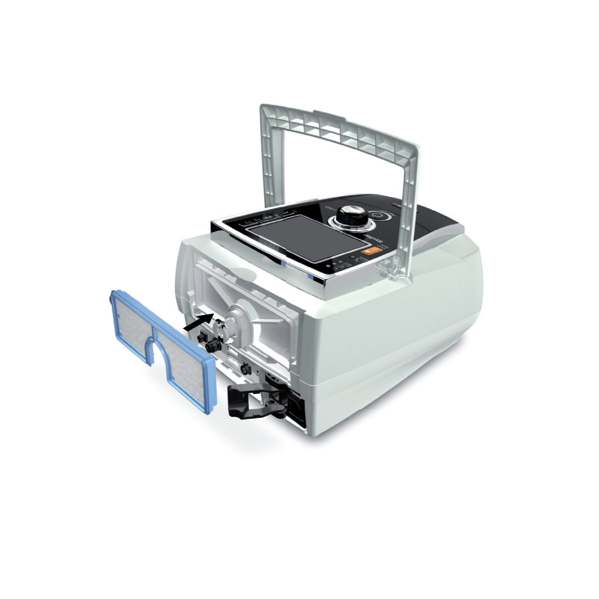 Filtro original para Ventilador Mecanico Stellar 100/150 (1 Un) - Resmed - CPAPS