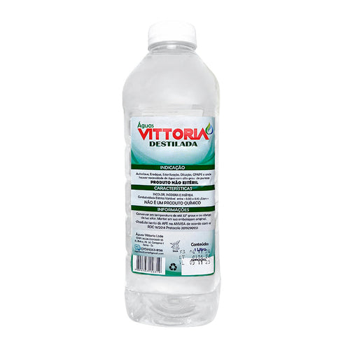 Água Destilada 1L - Vittoria - CPAPS