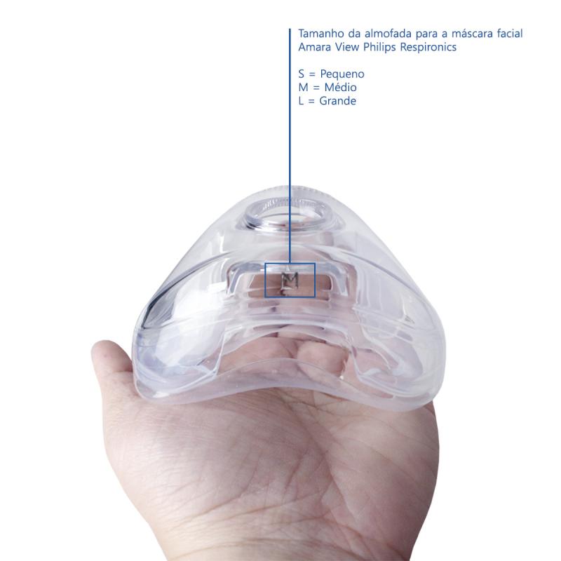 Almofada para máscara facial Amara View - Philips Respironics - CPAPS