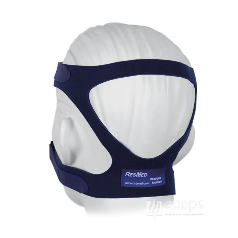 Fixador (arnês) original para máscara facial e nasal ResMed - CPAPS
