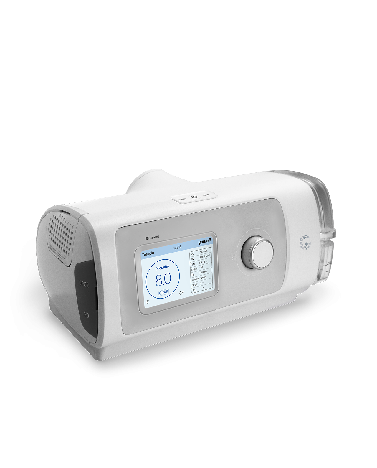 BPAP Yuwell G2 Com Umidificador - CPAPS