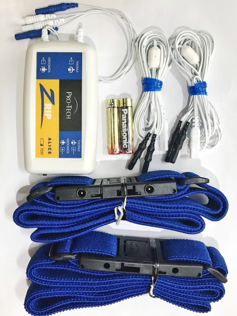 Kit de Cintas de Esforço Respiratório Com Cabos e Módulo - Pro-Tech