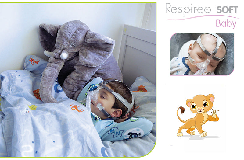 Máscara nasal Respireo Soft Baby (de 03 a 12 kg) - CPAPS