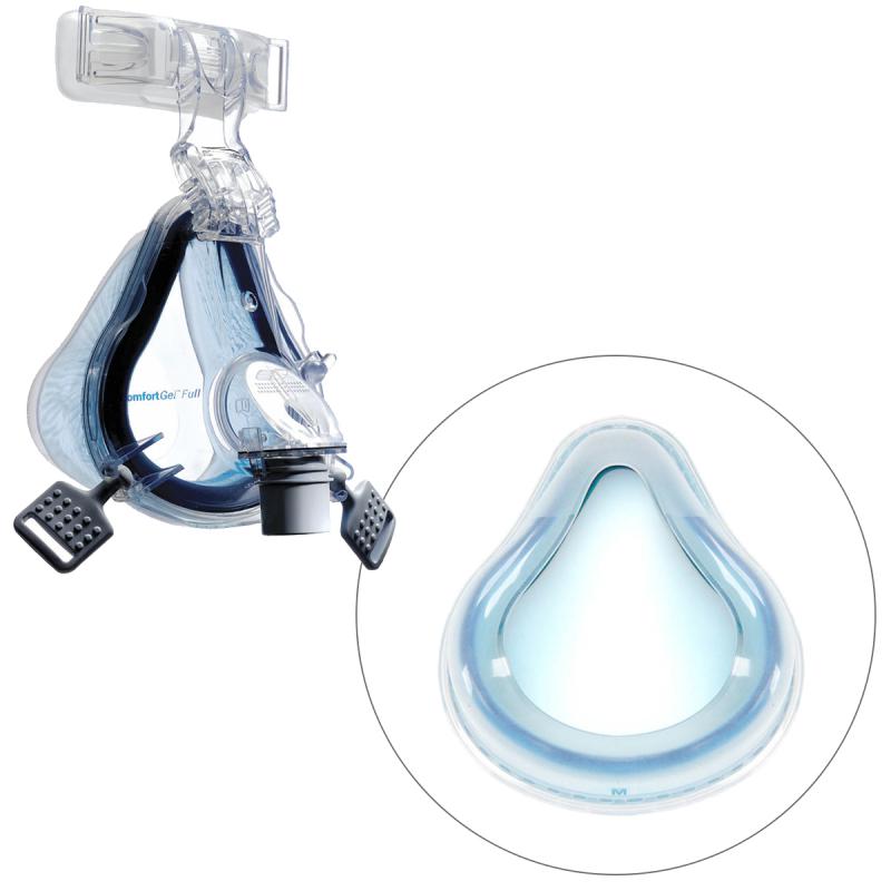 Almofada em Gel com Aba de Silicone para máscara facial ComfortGel Full Philips Respironics - CPAPS