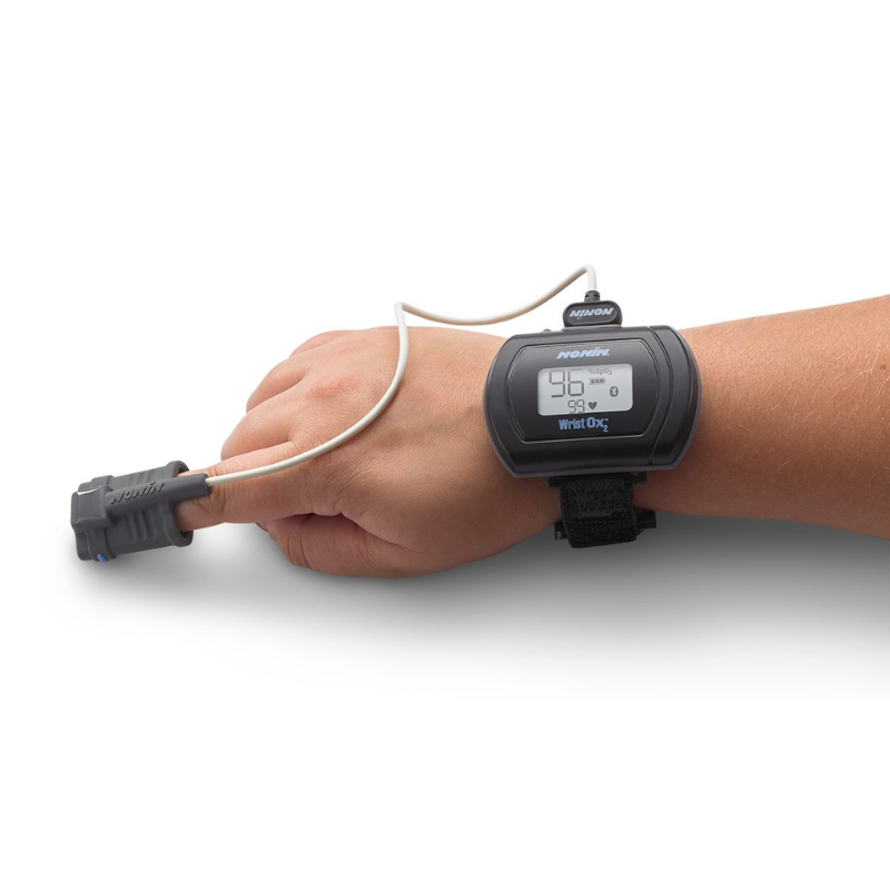 Oxímetro de Pulso Wristox 3150 BLE com Sensor Macio Adulto 8000 SM - W02 - Nonin