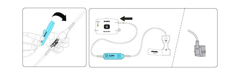 Presilha Oxímetro Xpod Lp para Polissonígrafo Apnea Link Air - Resmed