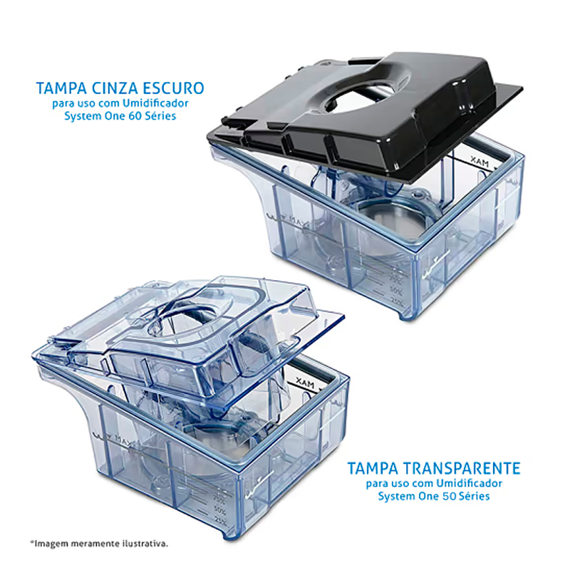 Câmara de Água para Umidificador System One 50 e 60 Series- Philips Respironics