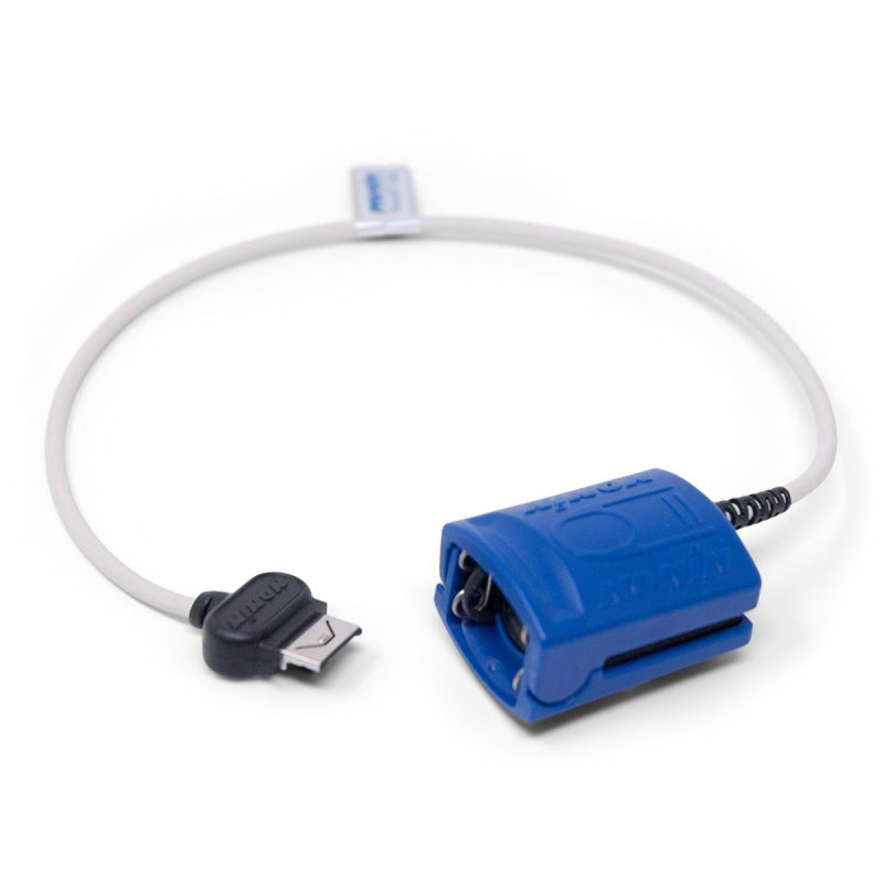 Sensor de Oximetria Reutilizável Tipo Clip Adulto 8000AA-WO2 Compatível com Wristox2 3150 - Nonin