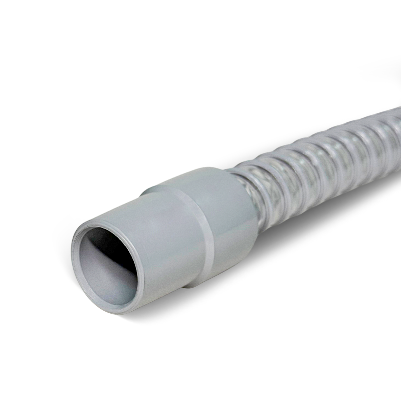 Traqueia Em Pvc Cinza 22Mm X 1,80 - Med Flex - CPAPS