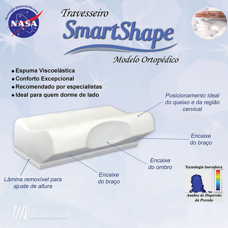 Travesseiro Viscoelástico Smartshape