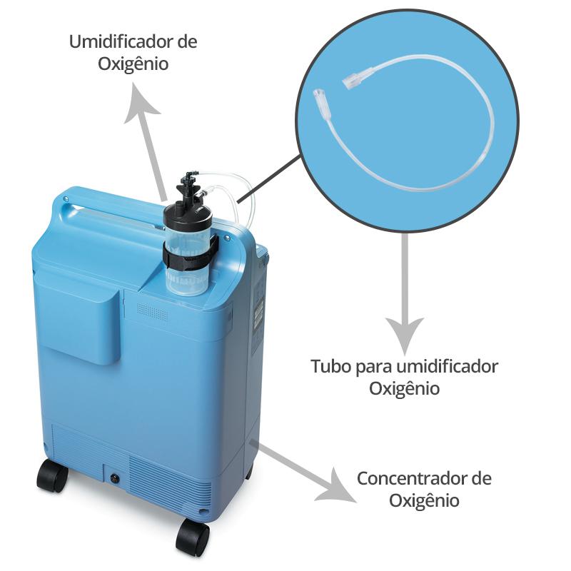 Tubo para Umidificador Oxigênio